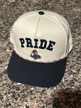 2025 Boston Red Sox Pride Night Hat Cap Rainbow Rope Fenway Park SGA